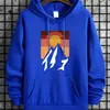 Sudadera con capucha estampada para hombre con cordón (Xiangpan Ming Selección)