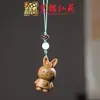 Pingente de Corrente para Celular Sapo de Madeira Arco-Íris Yiming Xianyuan Sandália Criativa de Sândalo Animal Desenho Animado Sapo Ornamento