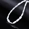 Cuentas de Ábaco Cilíndricas de Concha de Agua Dulce Natural Cuentas Sueltas Aleatorias Materiales para Accesorios DIY Pulsera con Cuentas Collar de Cuentas de Buda Lote