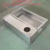 Tanque de Água para Torno de 100L Tanque de Resfriamento para Fresadora Grande Capacidade Máquina de Corte Furadeira de Bancada Máquina de Rosquear Tanque de Óleo com Filtro