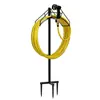 Soporte para Manguera de Jardín Removible de Metal Soporte para Manguera de Tubería de Agua Colgador de Manguera Estante de Almacenamiento Vertical para Manguera de Jardín