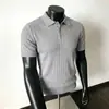 Camisa Polo Casual de Moda para Hombre con Textura, Color Sólido, Estilo Coreano, Camiseta de Manga Corta acanalada, Verano 2026