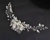 2025 Lujo Ligero Elegante, Hermosos Accesorios para Vestidos de Boda, Peine para el Cabello Tejido a Mano con Diamantes y Perlas, Joyería para Novias