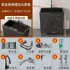 Gabinete de Fregadero Antibacteriano Lavabo de Acero Inoxidable Cocina Hogar Lavabo Individual Juego Completo Gabinete Integrado Gabinete de Pie