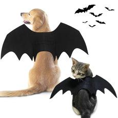 Fantasias de Halloween para cães e gatos, fantasias de asas de morcego, fantasias de Halloween para animais de estimação, roupas para animais de estimação com asas de morcego