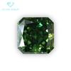 Venda Direta de Fábrica Quadrado Chanfrado Gelo Triturado Flor de Gelo Corte Diamante de Alto Carbono Flor de Gelo Zircônia Cz Pedra Principal Solta Atacado