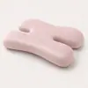 Almofada H de seda gelada para quem dorme de lado, núcleo de almofada que não pressiona o rosto, núcleo de almofada de espuma de memória para adultos para suporte do pescoço e sono