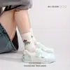 Novos Sapatos Modernos Versáteis Tendência com Alto Valor Estético, Color-Blocking, Sapatos Casuais Confortáveis, Simples Estilo College Feminino Atacado