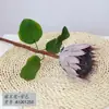Tela de Seda Artificial de Nuevo Estilo, Flores Decorativas para el Hogar de Estilo Chino y Europeo con Colores Vibrantes, Gama Completa de Colores, Flores Grandes de Terciopelo