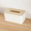 Caja de Almacenamiento de Caja de Pañuelos de Escritorio Dormitorio Hogar Sala de Estar Restaurante Mesa de Café Nórdico Simple Multifuncional Creativo Caja de Pañuelos