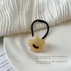 Anillo para el Cabello con Patrón de Tinta Cuerda para el Cabello con Cuentas para Mujer Flor de Goma Elástica Accesorios para el Cabello de Acrílico Cuerda para el Cabello Elegante Texturizada Diadema de Alta Elasticidad