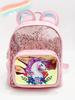 Atacado do Fabricante Mochila Unicórnio Unicórnio Moda Infantil Paetês Pônei Desenho Animado Viagem Bolsa Escolar para Mulheres