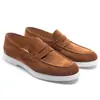 Zapatos náuticos ligeros de nuevo estilo sin cordones para estaciones independientes de comercio electrónico transfronterizo, casual británico europeo y americano, unisex