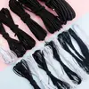 Cuerda Elástica, Banda Elástica para Ropa, Banda de Goma Engrosada, Cordón para Silla Reclinable, Banda de Goma Negra Delgada para Uso Industrial