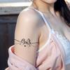 Pegatinas de Tatuaje Herbales de Lazo Impermeables y a Prueba de Sudor de Larga Duración Semi-Permanentes Simétricas para Hombres y Mujeres para Brazos y Piernas