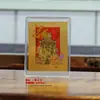 Pegatinas Doradas para Teléfono con Lámina Dorada, Atraer Riqueza, Cinco Dioses de la Riqueza, Amuletos de Buena Suerte, Regalos para Fundas de Teléfono, Caja de Regalo al por Mayor con Lámina Dorada