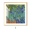 Diecisiete Obras Maestras Nórdicas de Arte de Nicho: Arte de Pared para Sala de Estar, Pinturas Decorativas Estilo Madera para Comedor, Murales de Pared de Van Gogh y Monet para Dormitorio