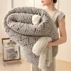 Dropshipping Internacional Manta Grossa Jacquard Lã de Cordeiro Multifuncional para Casa, Viagem, Escritório, Capa de Almofada e Produtos de Lã