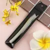 Nuevo Cuchillo para Cejas con Malla Portátil Hoja de Acero Inoxidable Raspador de Cejas de Paja Herramienta de Belleza para Maquillaje Mango Corto Cuchillo para Cejas
