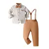 Conjunto Formal de Tirantes para Niño Conjunto de Tirantes de Caballero para Niño Flor de Boda Actuación Ropa Formal