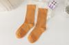 Calcetines blancos de mujer, medias de algodón japonés de moda para primavera y otoño, calcetines de media pantorrilla de color liso, serie Candy al por mayor