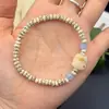 Pulsera de Cuentas de Oración Bodhi Blanco Estrella-Luna Ecológico Original Natural Cadena Larga de Mano para Hombres y Mujeres