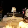 Lámpara de Mesa Pequeña DIY Mini Adornos Luz Nocturna LED Linda Lámpara de Ambiente para Mesita de Noche Flor Linglan Lámpara Decorativa Simple