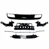 Adecuado para Mercedes-Benz Clase C W205 19 Modelo Deportivo Doble Cuatro Puertas Modificado Kit de Contorno de Labio Trasero y Garganta de Escape AMG C63