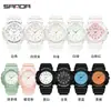 Reloj Sanda para Jóvenes Estudiantes Prueba Escuela Secundaria Superior Impermeable Luminoso Reloj de Cuarzo Deportivo para Hombre Reloj de Pulsera para Mujer