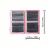 Set de Pestañas Postizas Transfronterizo, Pestañas Postizas de Gran Capacidad 50D, Pestañas Espesas Realistas Estilo Manga, Estilo Segmentado Mixto Asiático