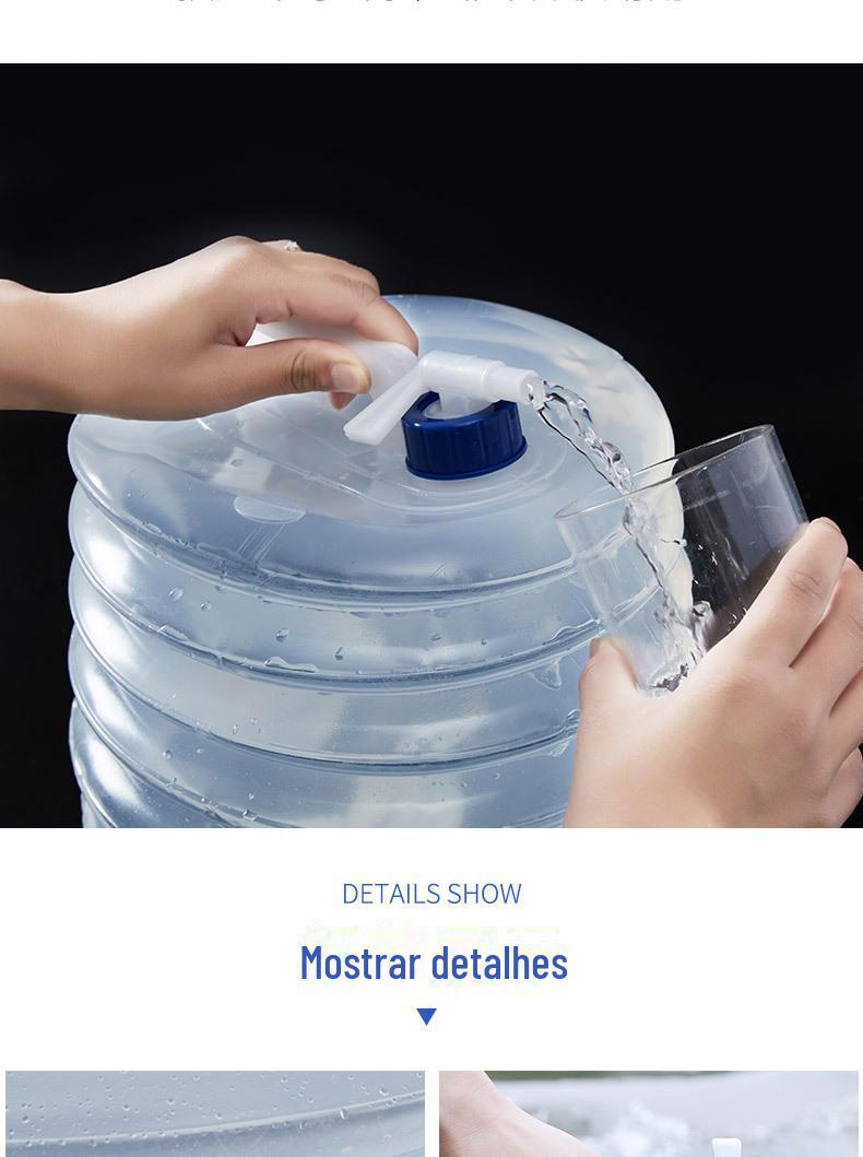 手提带水龙头水桶