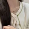 Collar con Brújula de Estrella de Ocho Puntas Doble Cara Francés para Mujer Chapado en Oro de 18 Quilates Colgante de Ágata Negra de Alta Gama Cadena Redonda para Clavícula
