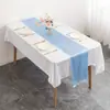 Camino de Mesa de Satén de Color Sólido Camino de Mesa de Satén Transfronterizo Decoración de Boda Simple Versátil Moderno Mantel para Mesa de Café de Satén