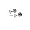 Em estoque atacado brincos de piercing de aço inoxidável zircônia 2-5mm zircônia de quatro garras cravo de osso da orelha cravo de nariz cravo de lábio decoração de orelha