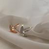 Anillo de plata esterlina 925 para mujer, moda personalidad, cola de pez, dedo índice, anillo ajustable, celebridad de internet, estilo frío, estilo japonés, moda de lujo ligero