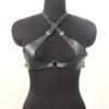Ropa de Bondage Siaman de Cuero Sexual para Adultos Abertura Sexual T-string Diversión en la Habitación Cola SM Vistiendo Traje de Cuero Ahora