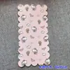 8X16 Onda Perfurada Borda Ondulada Cartão Corrente de Celular DIY Cartão Traseiro Chaveiro Pingente Corrente de Papel Cartão Traseiro