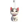 Gato Azul Acrílico Novo Pingente Decorativo Transfronteiriço Decoração de Carro Item Padrão Desenho Animado África