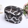 Moda Transfronteriza Retro Simple Bolsa de Cosméticos Celebridad de Internet Estampado de Leopardo Bolsa de Aseo de Viaje Gran Capacidad Bolsa de Almacenamiento Portátil a la Moda