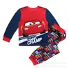 En Stock Comercio Exterior Fábrica Directa Venta al por Mayor Original Lightning Mcqueen Ropa Infantil Ropa de Casa Algodón Conjunto para Niños Pijama Serie Cars
