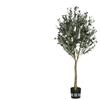 Bonsái de olivo artificial Ingeniería de hogar para verdear interior y exterior árbol de olivo de simulación de frutas fábrica venta al por mayor