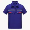 Conjunto de Roupas de Trabalho Antiestáticas de Verão, Manga Curta, Oficina de Fábrica, Eletricista Predial, Trabalhador de Manutenção, Vestuário de Proteção ao Trabalhador, Algodão Fino