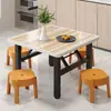 Mesa Plegable, Mesa Cuadrada para Comedor, Mesa Plegable para Puesto, Mesa Cuadrada Pequeña para Restaurante de Mercado Nocturno, Mesa Cuadrada Pequeña para Casa de Alquiler