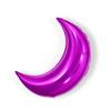 Globo de aluminio de 10 pulgadas con forma de luna, decoración para fiestas de cumpleaños, bodas y salas de bodas, venta al por mayor
