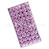 Manshu 3.5cm Mini Jabón de Flor de Rosa Despertar Pequeño Jabón de Flor de Rosa Ramo Inmortal Cubierta de Vidrio Material DIY