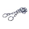 Cadena de hierro personalizable, cadena de hierro protectora de metal, cadena de hierro cuadrada con nudos en forma de 8, cadena de hierro fija de material industrial