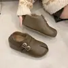 Zapatos Birkenstock Mary Jane de Mujer con Plataforma Gruesa y Altura Oculta de 6 cm Cobertura Total Nuevo Otoño/Invierno 2026 Zapatos Pequeños de Cuero con Punta Dividida Mocasines