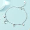 Pulseira Feminina Estrela e Lua Quente de Fábrica Estilo Coreano Chic Simples Estudante Menina Tendência Borla Presente de Aniversário Feminino