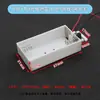 No. 5, Caja de Batería de 2 Celdas con Interruptor, de 3 Celdas, de 4 Celdas, No. Caja de Alimentación 7 AA, Conexión Serie 3V 6V con Cables, Interruptor y Tapa para Bricolaje
