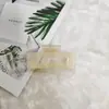 Presilha Grande para Cabelo Feminino, Estilo Coreano, Simples Presilha de Garra de Resina, Acessório de Cabelo Versátil da Moda, Ornamento de Cabelo Tendência, Elegante